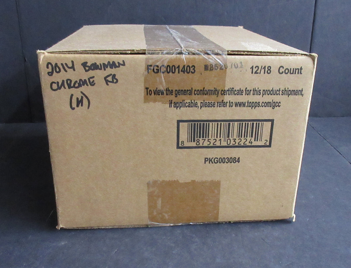 2014 Bowman Chrome Football Case (Hobby) (12 Box)