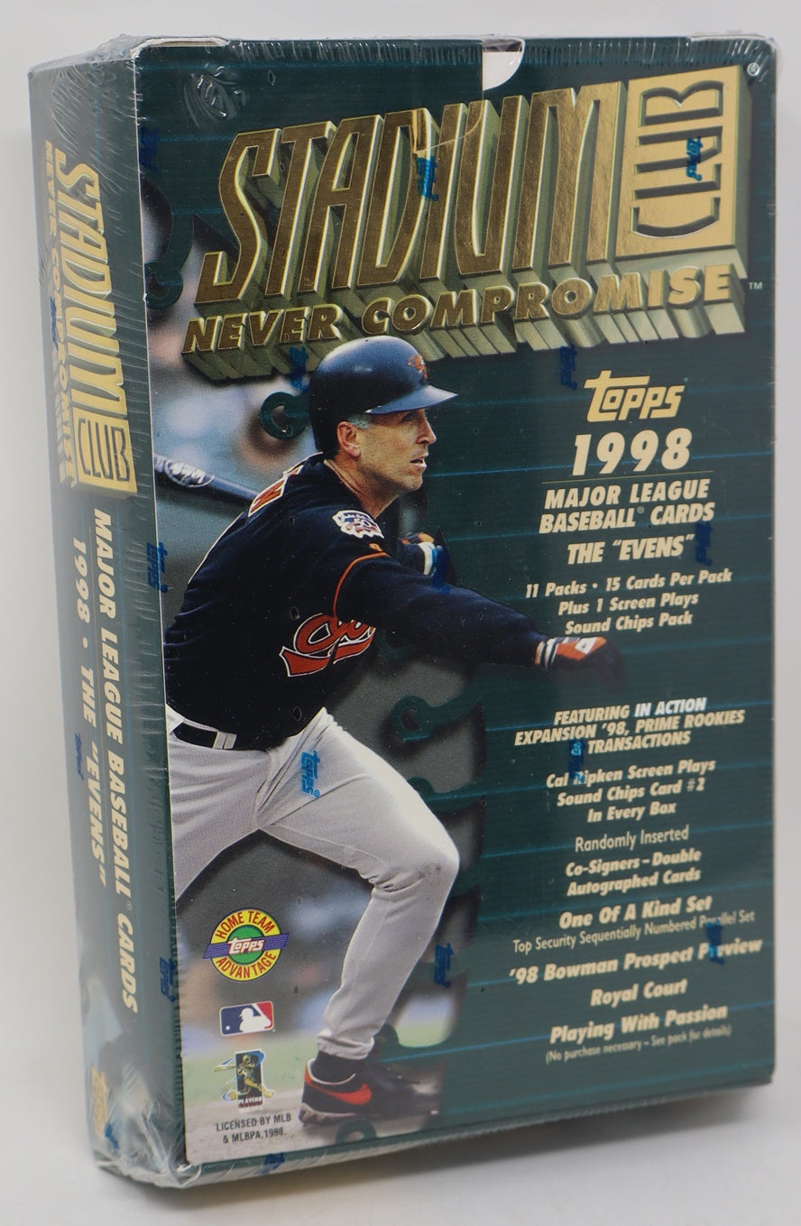 1998 Topps Stadium Club Baseball Jumbo Box (Evens) (HTA) (11/15)