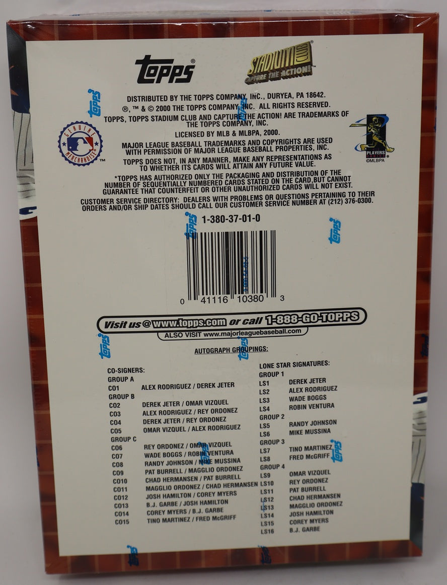 2000 Topps Stadium Club Baseball Box (Hobby)