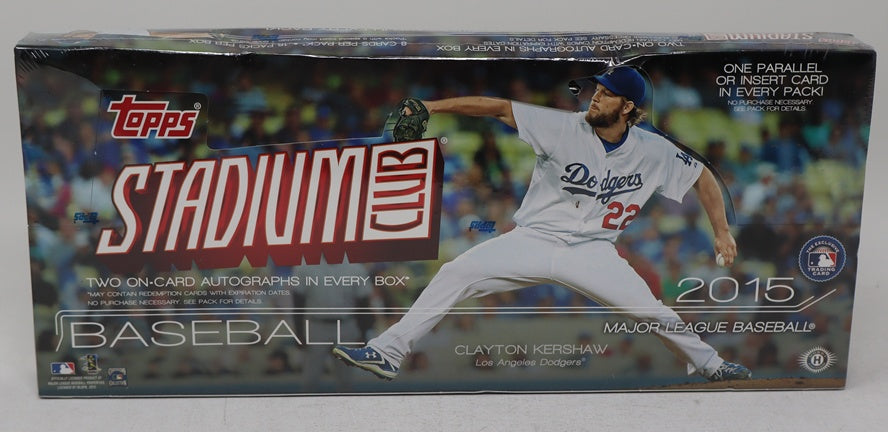 2015 Topps Stadium Club Baseball Box (Hobby) (16/8)