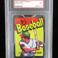 1973 Topps Baseball Unopened Wax Pack PSA 7 *8412
