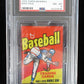 1975 Topps Baseball Unopened Wax Pack PSA 8 *3438