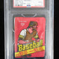 1978 OPC O-Pee-Chee Baseball Unopened Wax Pack (Carter Top) PSA 9 *5856