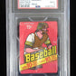 1978 OPC O-Pee-Chee Baseball Unopened Wax Pack (Rose Back) PSA 9 *7406