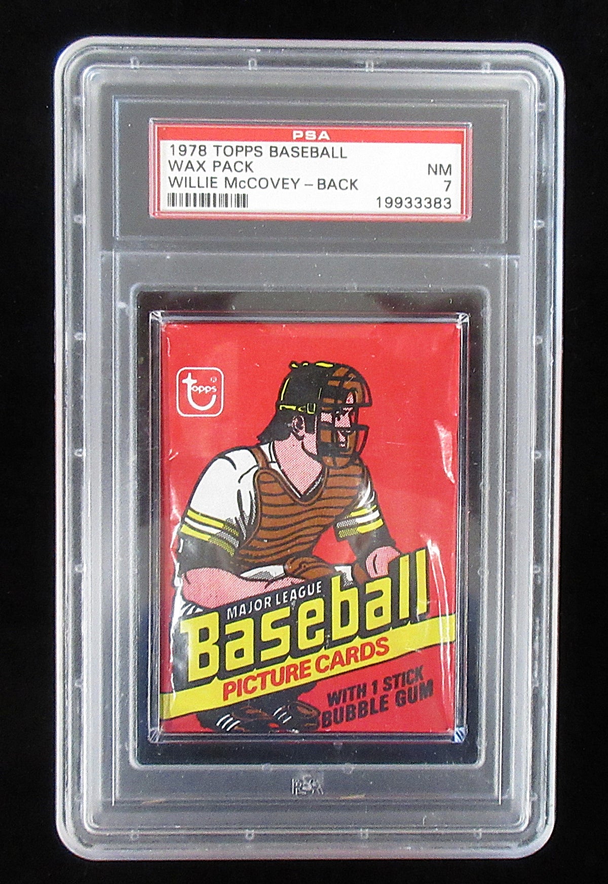 1978 Topps Baseball Unopened Wax Pack (McCovey Back) PSA 7 *3383