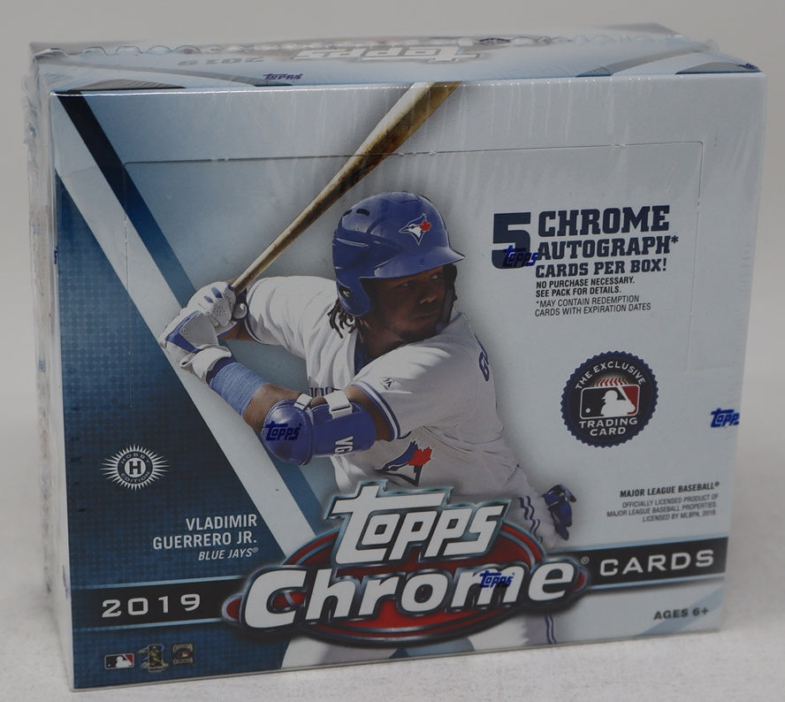 2019 Topps Chrome Baseball Jumbo Box (HTA) (12/13)