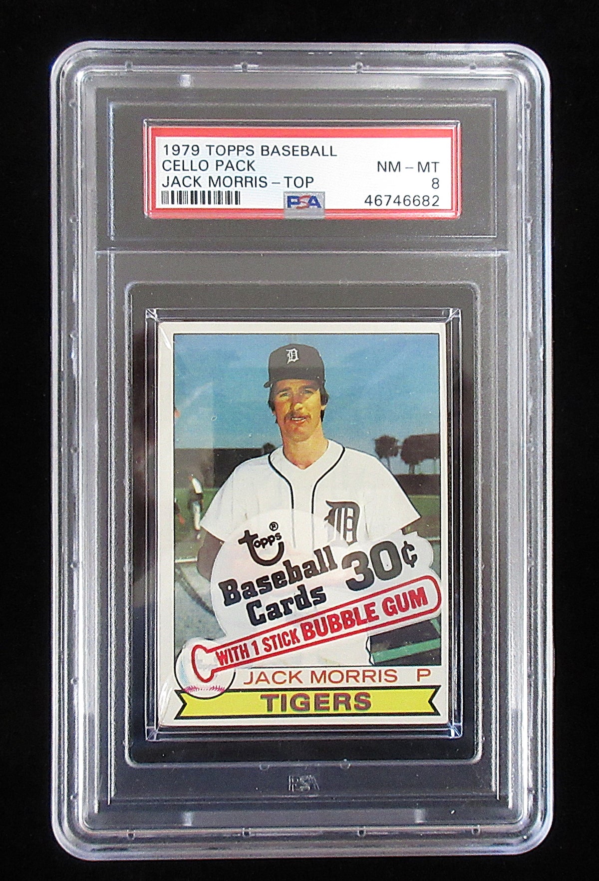 1979 Topps Baseball Unopened Cello Pack (Morris Top) PSA 8 *6682