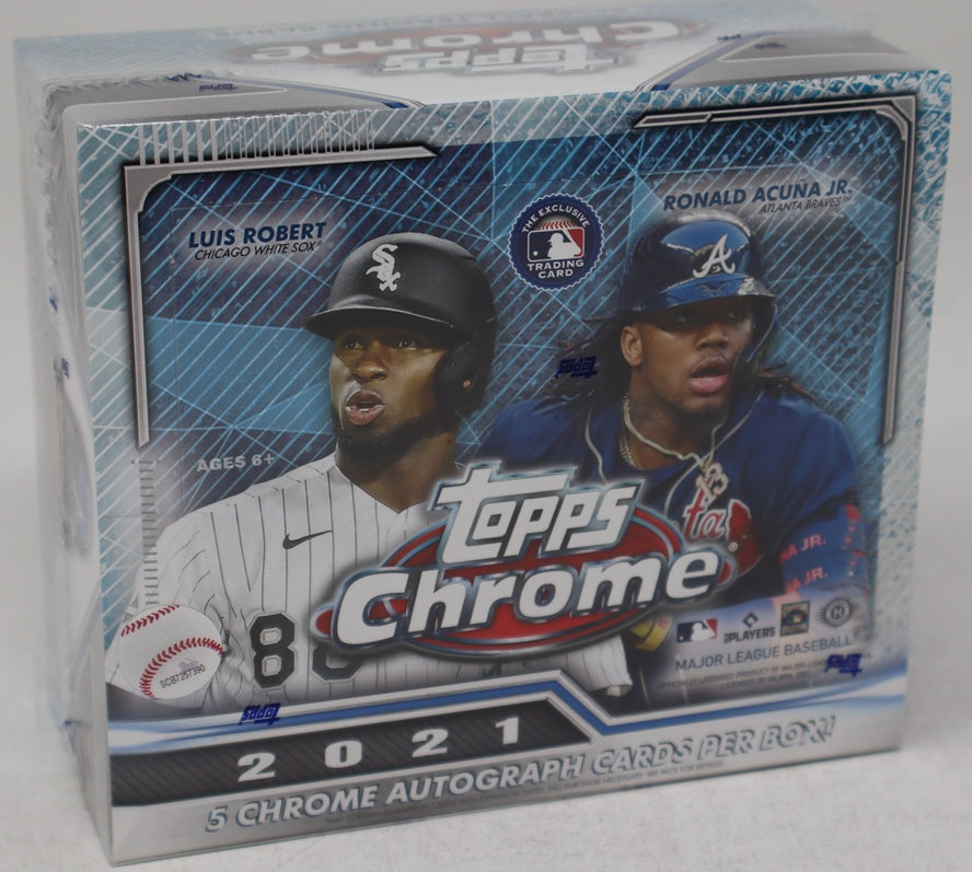 2021 Topps Chrome Baseball Jumbo Box (Hobby) (12/13)