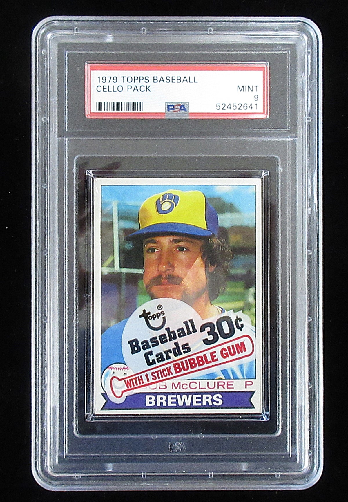 1979 Topps Baseball Unopened Cello Pack PSA 9