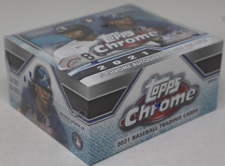 2021 Topps Chrome Baseball Jumbo Box (Hobby) (12/13)