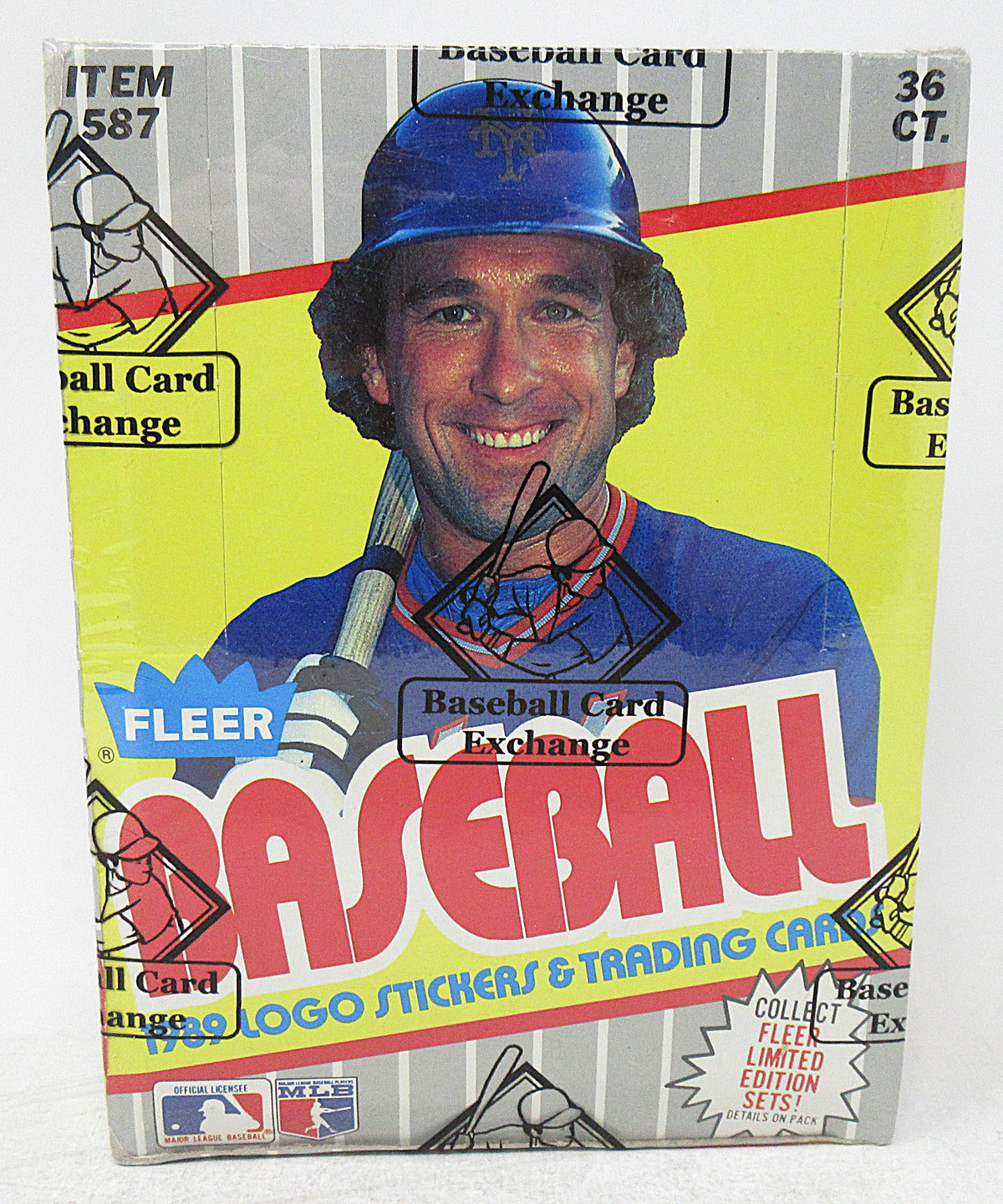 1989 Fleer Baseball Unopened Wax Box (FASC) (Code 83471)