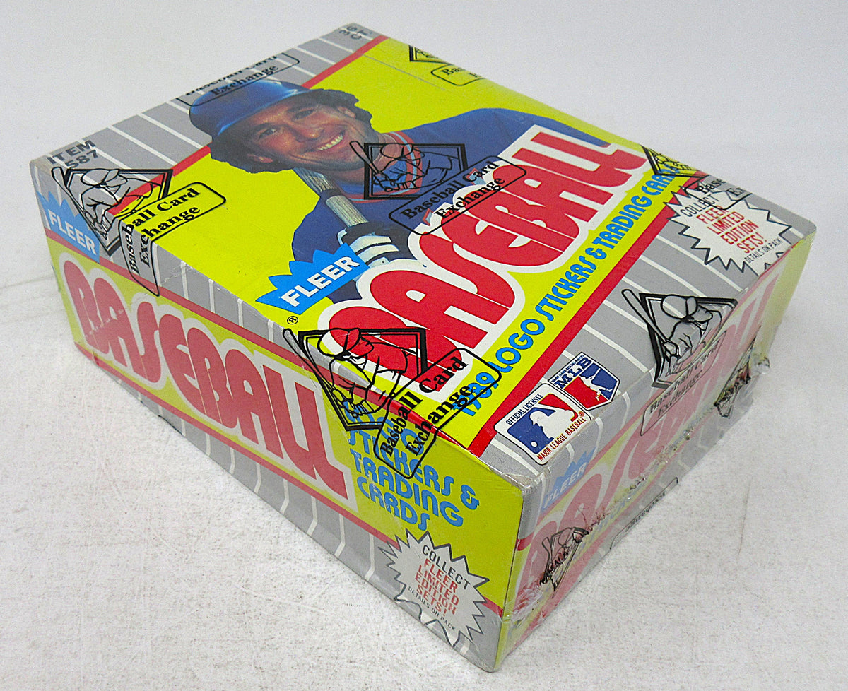 1989 Fleer Baseball Unopened Wax Box (FASC) (Code 83471)