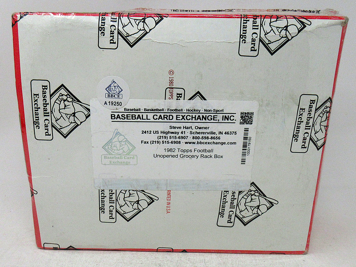 1982 Topps Football Unopened Grocery Rack Box (24/3) (BBCE)