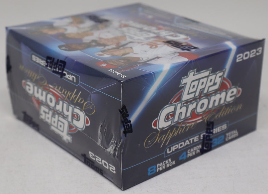 2023 Topps Chrome Baseball Update Series Sapphire Edition Box (Hobby) (8/4)