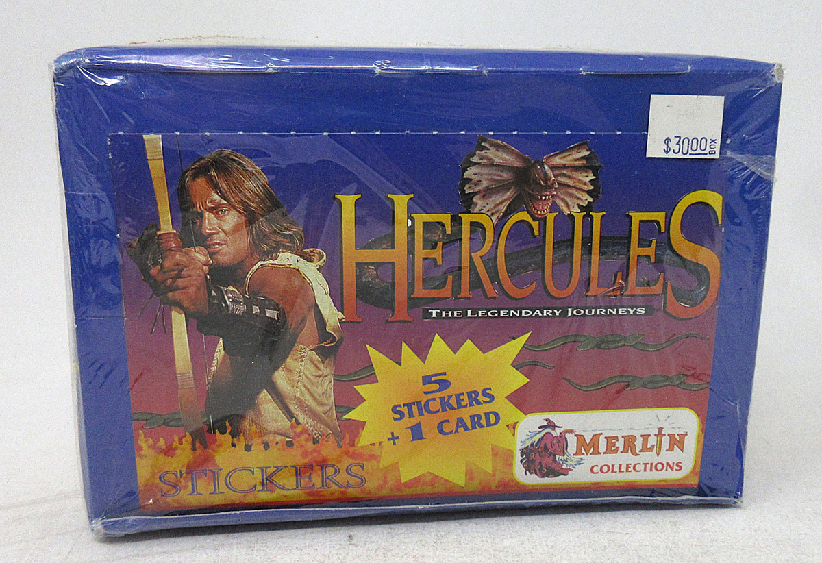 1996 Merlin Collections Hercules: The Legendary Journeys Sticker Box (100/5+1)