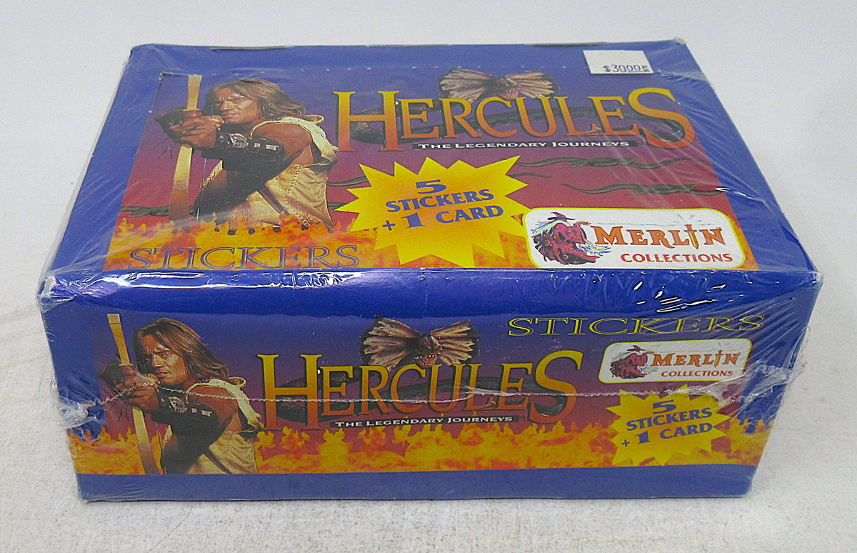 1996 Merlin Collections Hercules: The Legendary Journeys Sticker Box ...