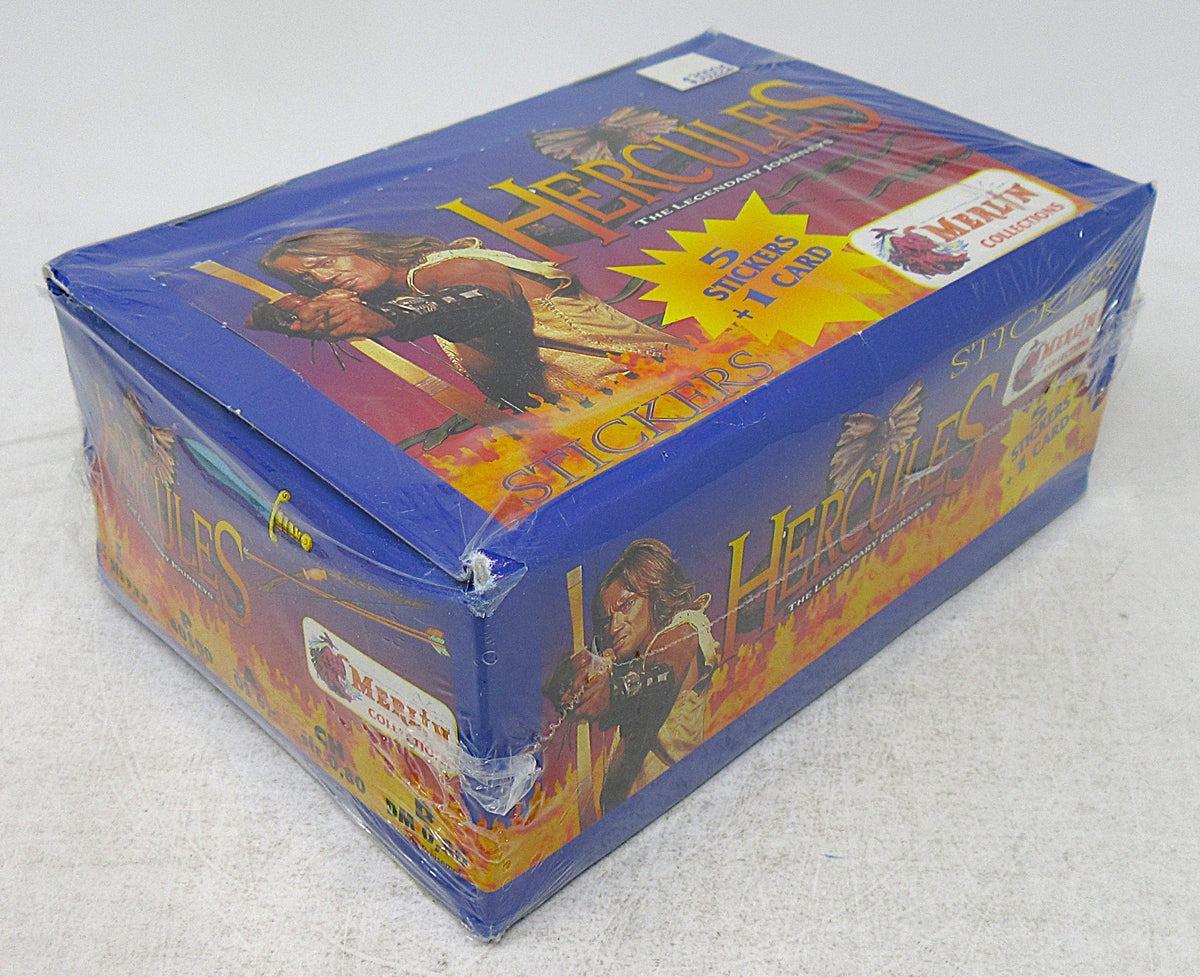 1996 Merlin Collections Hercules: The Legendary Journeys Sticker Box (100/5+1)