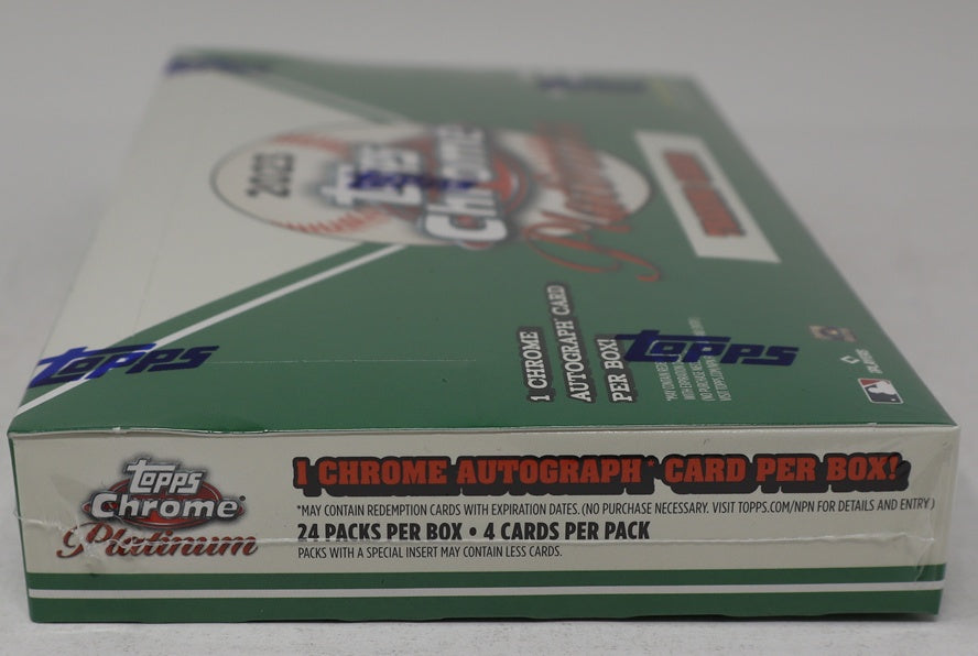 2023 Topps Chrome Baseball Platinum Anniversary Box (Hobby) (24/4)