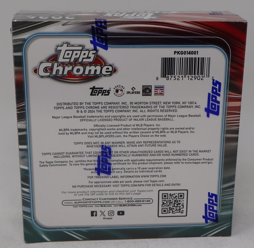 2024 Topps Chrome Baseball Mega Box (7/6)