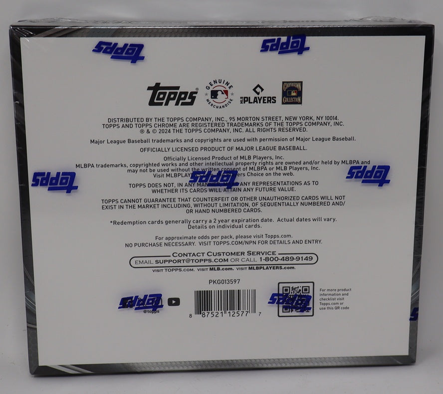 2024 Topps Chrome Black Baseball Box (Hobby) (4 Cards)