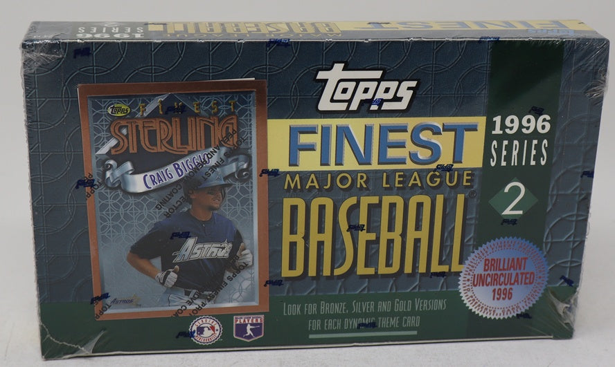 1996 Topps Finest Baseball Series 2 Box (Hobby) (24/6)