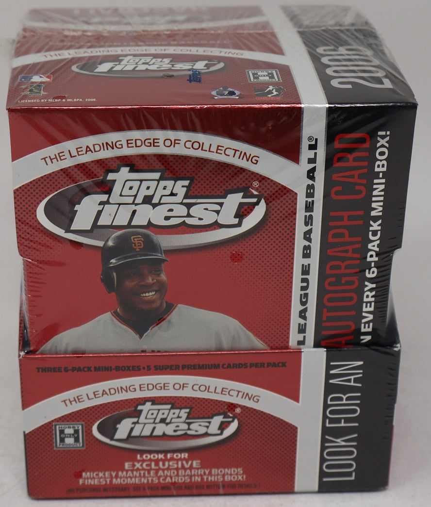 2006 Topps Finest Baseball Box (Hobby) (3/6/5)