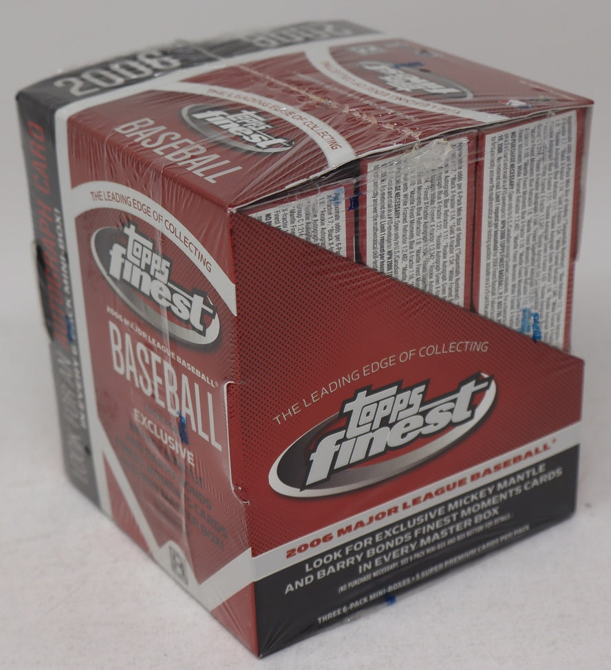 2006 Topps Finest Baseball Box (Hobby) (3/6/5)