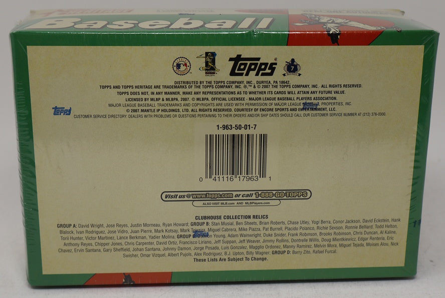 2007 Topps Heritage Baseball Box (Hobby) (24/8)