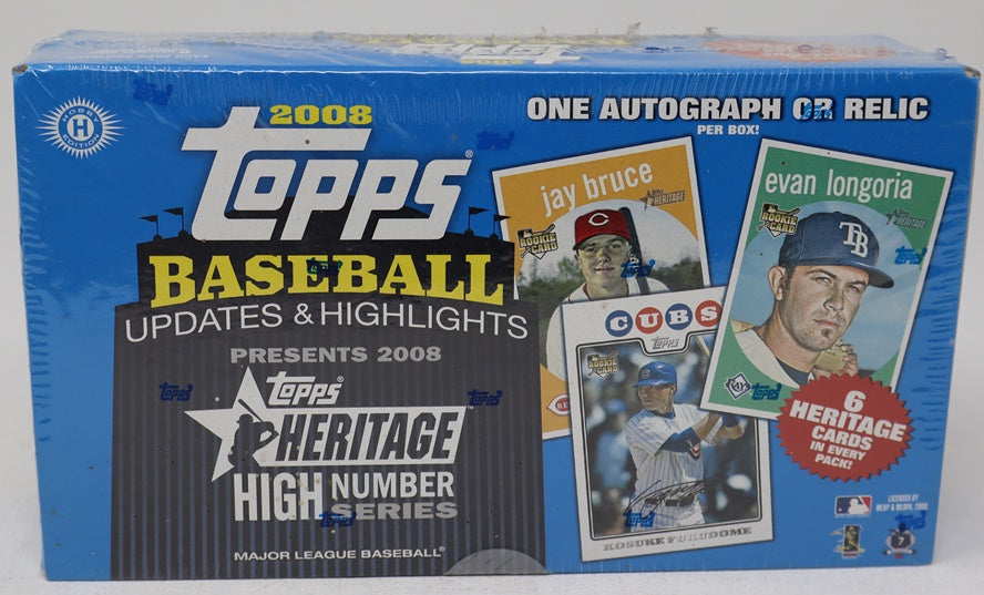 2008 Topps Heritage High Number Baseball Box (Hobby) (24/8)