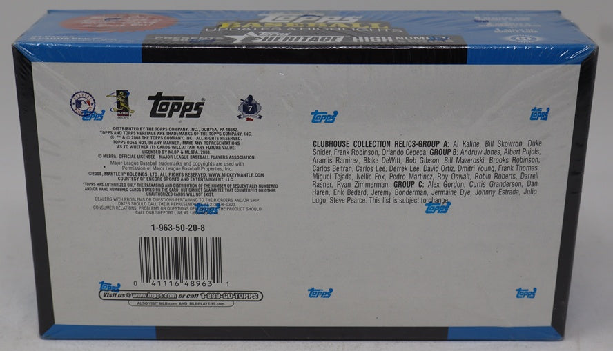 2008 Topps Heritage High Number Baseball Box (Hobby) (24/8)