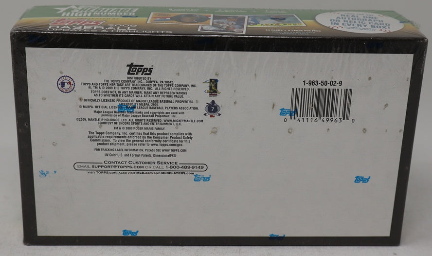 2009 Topps Heritage High Number Baseball Box (Hobby) (24/8)