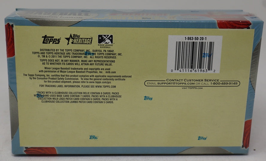 2011 Topps Heritage Minor League Baseball Box (Hobby) (24/9)