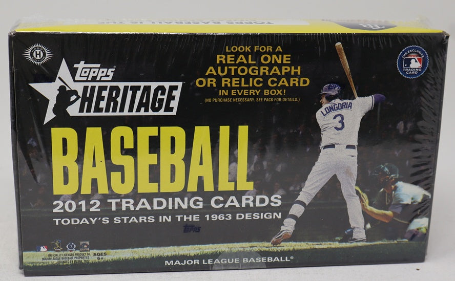 2012 Topps Heritage Baseball Box (Hobby) (24/9)