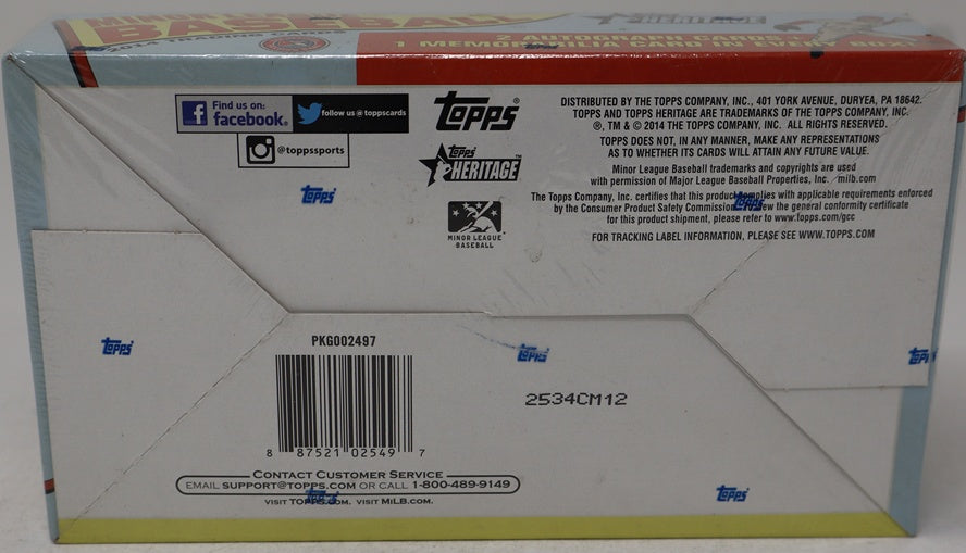 2014 Topps Heritage Minor League Baseball Box (Hobby) (24/9)