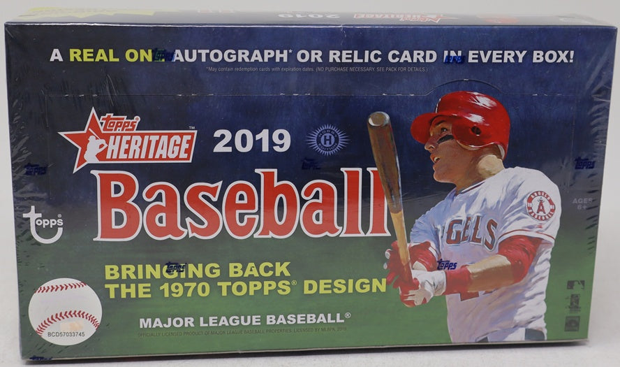 2019 Topps Heritage Baseball Box (Hobby) (24/9)