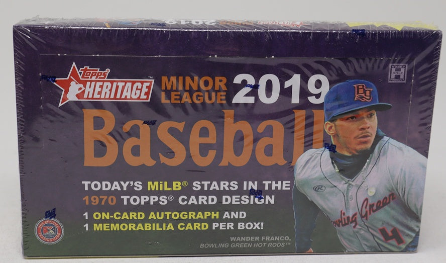 2019 Topps Heritage Minor League Baseball Box (Hobby) (18/8)