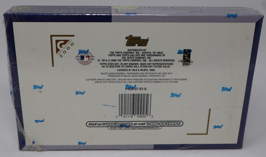 2000 Topps Gallery Baseball Box (Hobby)
