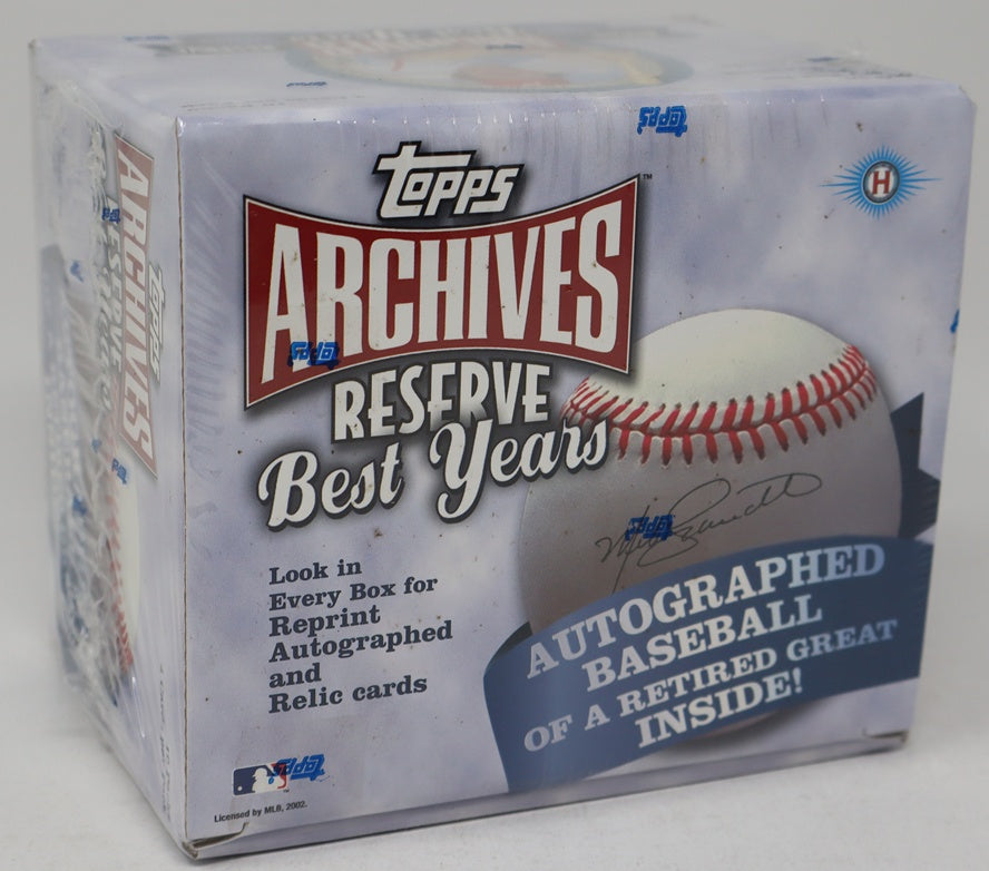 2002 Topps Archives Reserve Best Years Baseball Box (Hobby) (10/4)