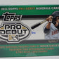 2011 Topps Pro Debut Baseball Box (Hobby) (24/8)