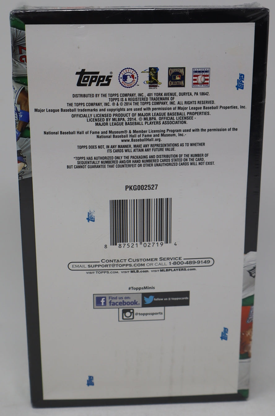 2014 Topps Baseball Mini-Cards Box (Online) (24/10)