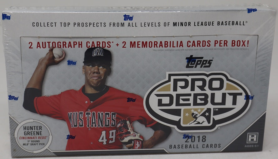 2018 Topps Pro Debut Baseball Box (Hobby) (24/8)
