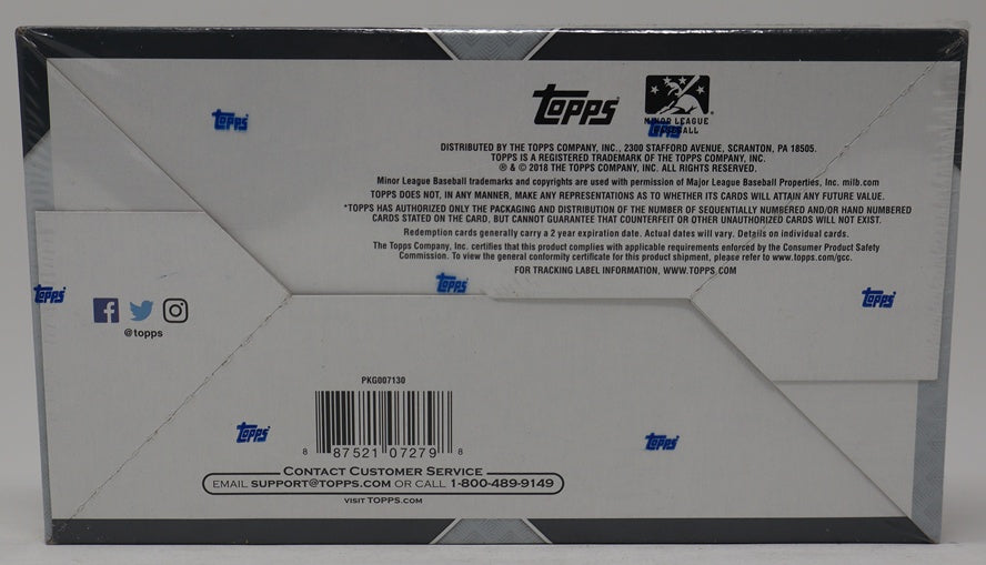 2018 Topps Pro Debut Baseball Box (Hobby) (24/8)