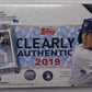 2019 Topps Clearly Authentic Baseball Box (Hobby) (1)