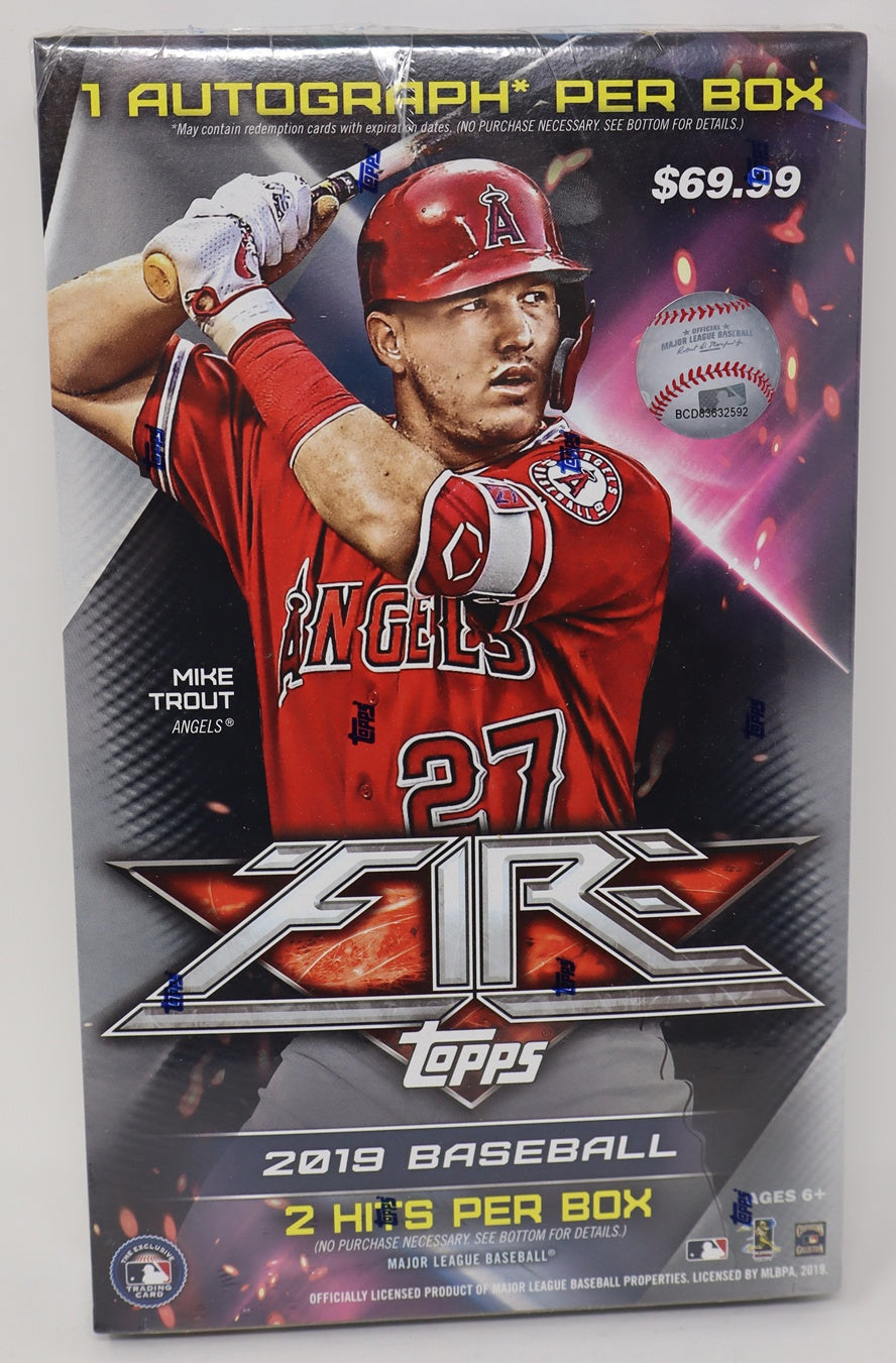 2019 Topps Fire Baseball Box (Pre-Priced) (20/6)