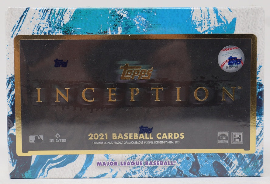 Topps Inception Boxes 2021 Topps Inception Baseball Box (Hobby) (7 Cards) – Baseball Card ...
