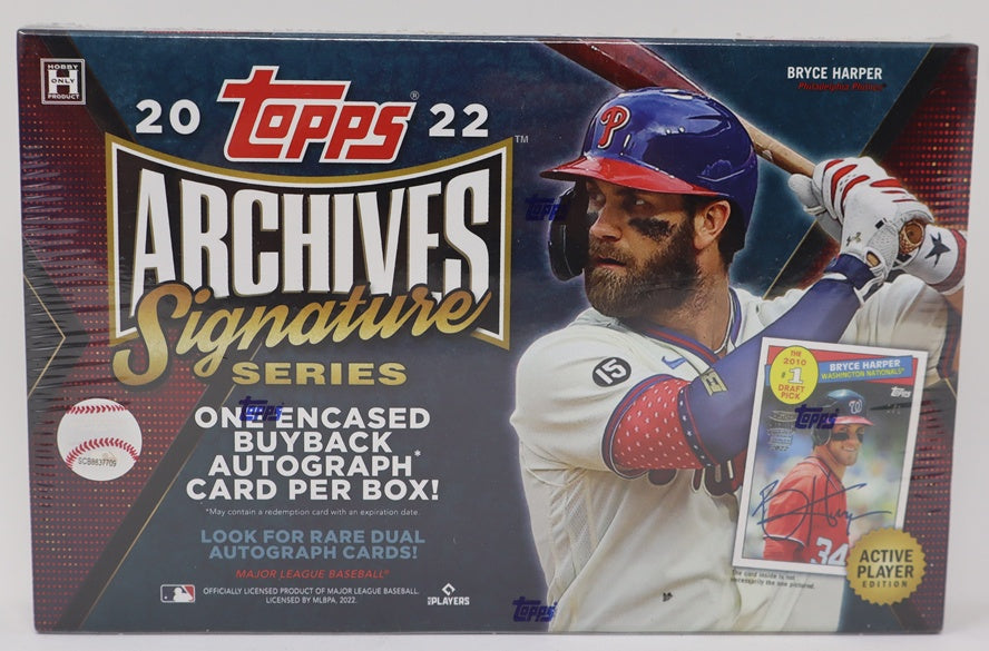 2022 Topps Archives Signature Series Baseball Box (Active Player) (Hobby)