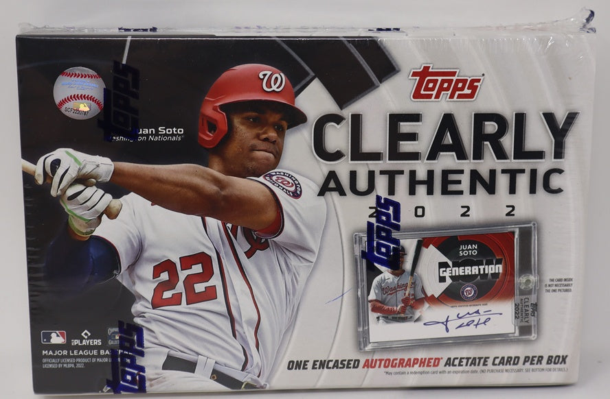 2022 Topps Clearly Authentic Baseball Box (Hobby) (1)