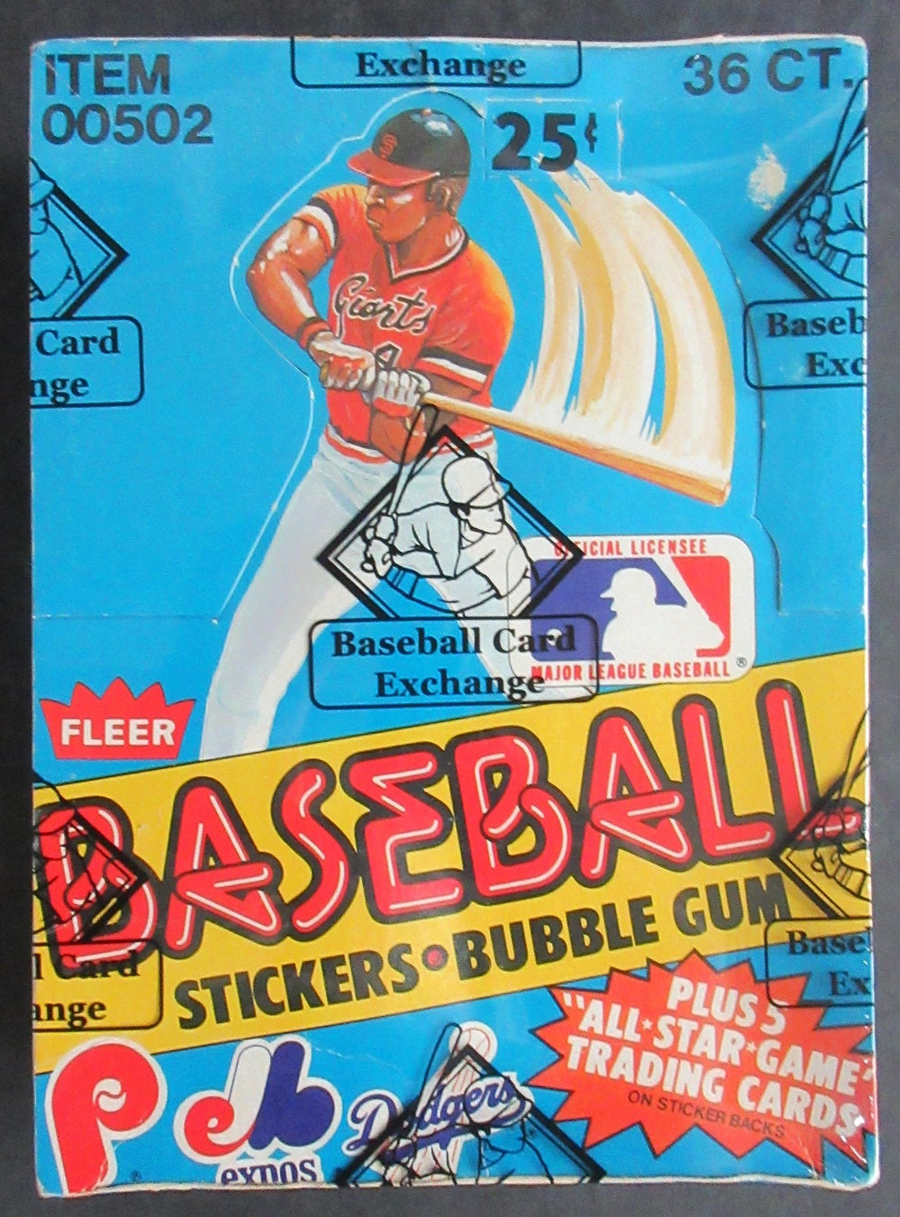 1981 Fleer Baseball Unopened Stickers Wax Box (BBCE)