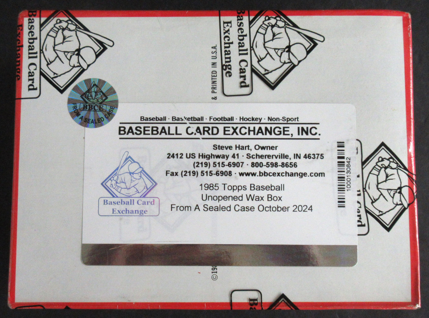 1985 Topps Baseball Unopened Wax Box (FASC)