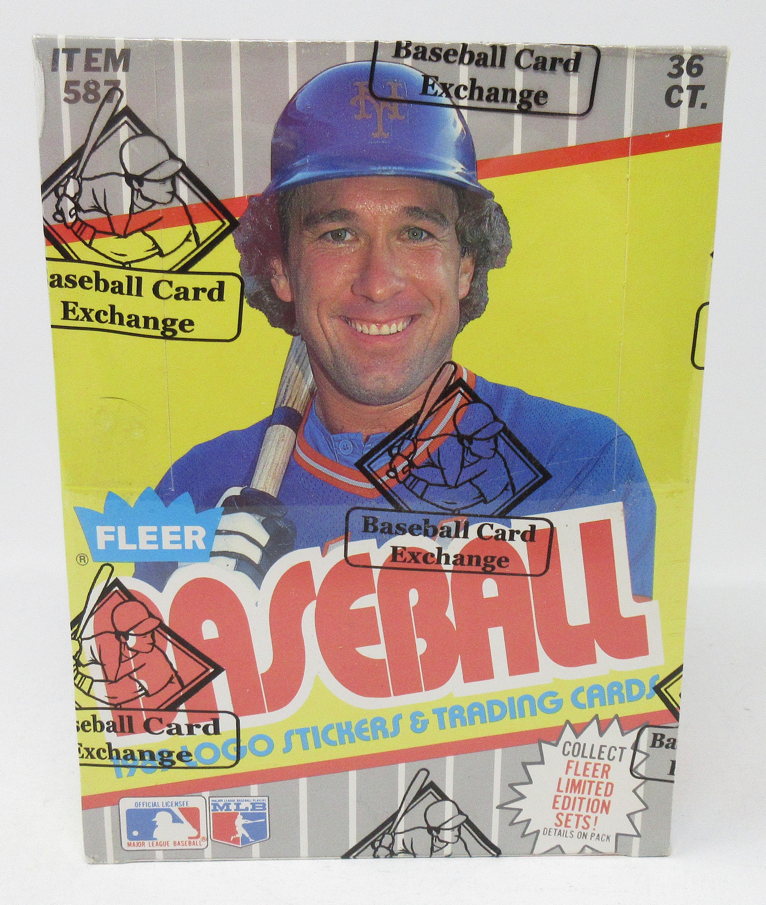1989 Fleer Baseball Unopened Wax Box (FASC) (Code 91162)